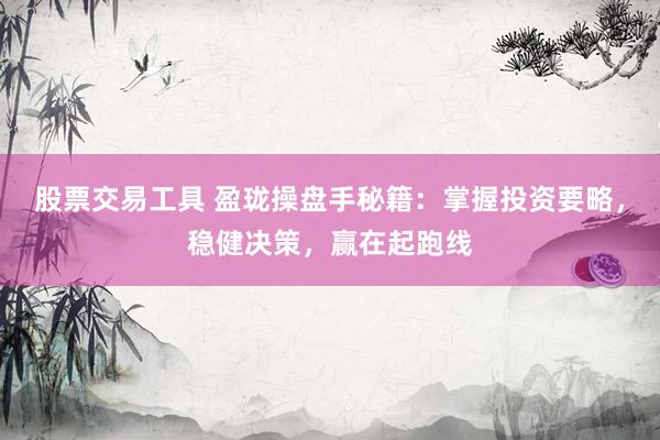 股票交易工具 盈珑操盘手秘籍：掌握投资要略，稳健决策，赢在起跑线