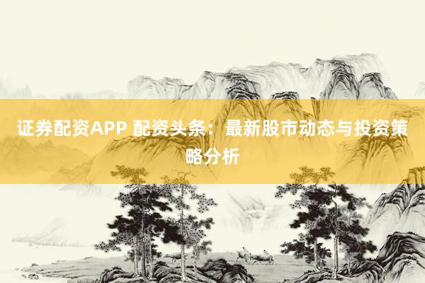 证券配资APP 配资头条：最新股市动态与投资策略分析