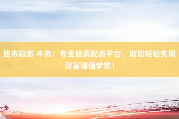 股市融资 牛资：专业股票配资平台，助您轻松实现财富增值梦想！