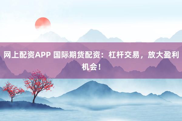 网上配资APP 国际期货配资：杠杆交易，放大盈利机会！