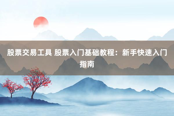 股票交易工具 股票入门基础教程：新手快速入门指南