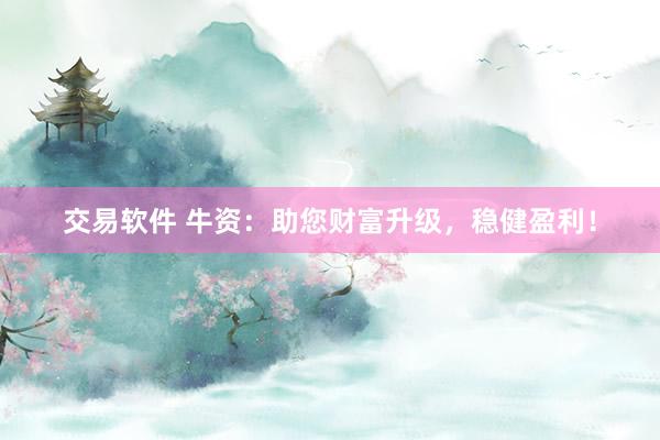 交易软件 牛资：助您财富升级，稳健盈利！