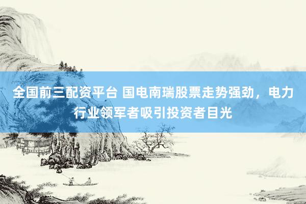 全国前三配资平台 国电南瑞股票走势强劲，电力行业领军者吸引投资者目光